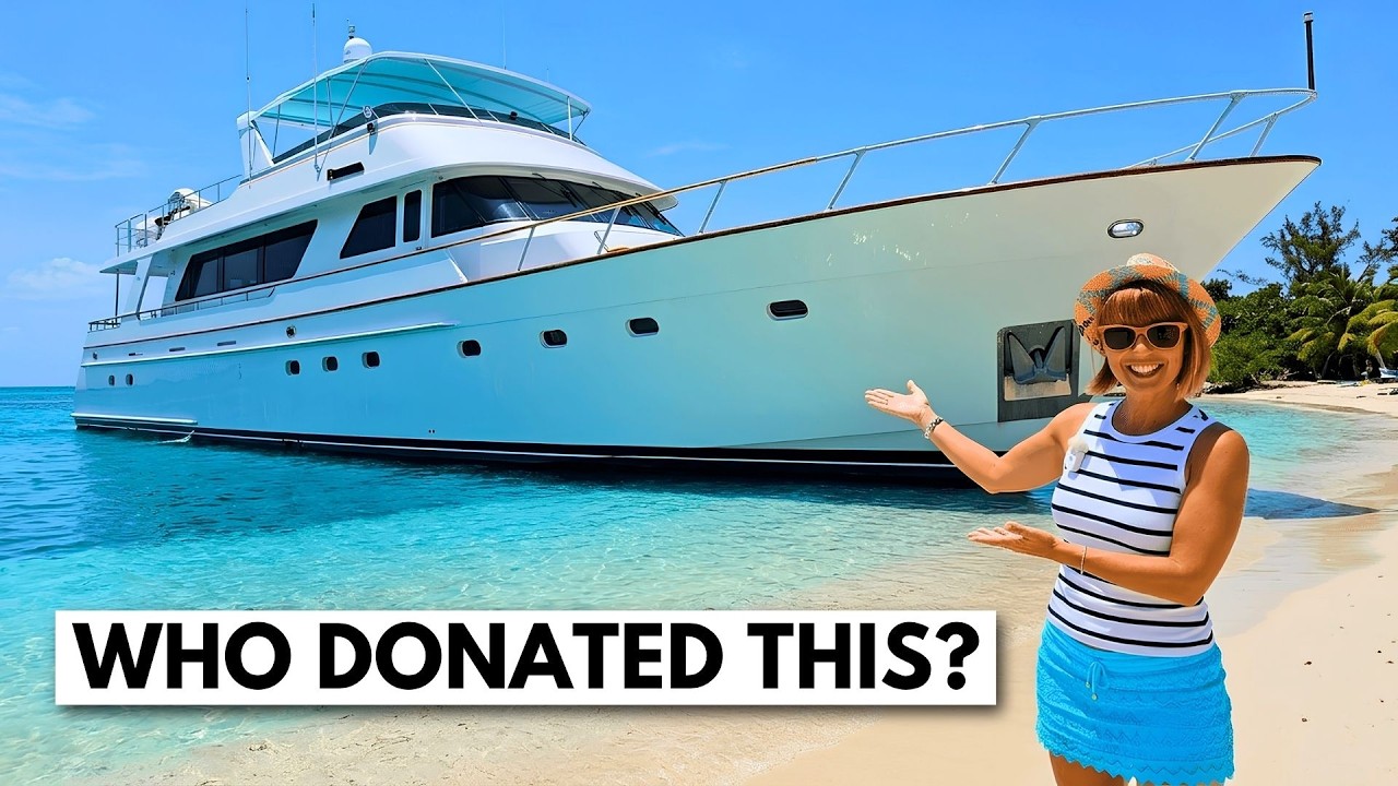 WHY? 🤯 $699K 1986 Burger 87 Classic Liveaboard Superyacht Tour