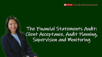 2.1  Overview of the Audit Process   Introduction and  Pre Engagement Activities