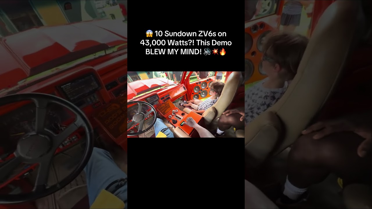 😱 10 Sundown ZV6s on 43,000 Watts?! This Demo BLEW MY MIND! 🔊💥🔥 