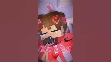 “Let Me Down Slowly“ - Minecraft Render Edit #shorts #sad #cute #lgbt #missyou #letmedownslowly