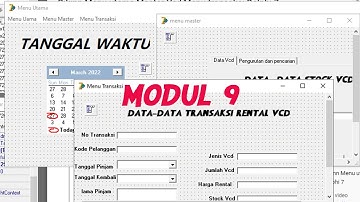 Bikinn Menu utama,Master Vcd,Menu transaksi  Delphi 7