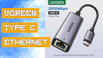 UGREEN Type C Ethernet USB C to Ethernet Adapter MacBook Pro Samsung S20 S10 S9 Note10 Type C Networ