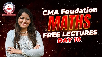 Permutation & Combination Part 2- CMA Foundation Maths Free Lectures| SB3 | AAC