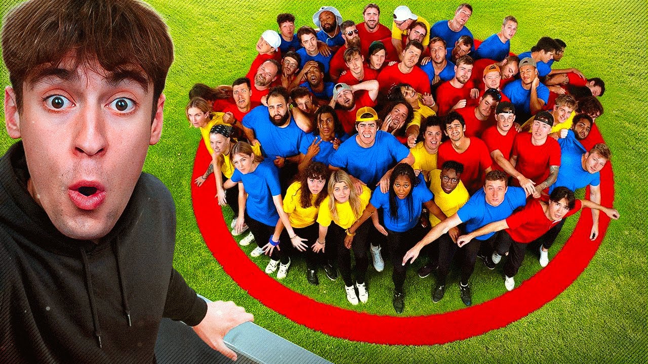 REAGISCO all'ULTIMO che LASCIA il CERCHIO VINCE 500.000€ di MRBEAST!!