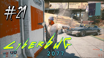 Cyberpunk 2077 | Bugs #21 — NPC T-Posing For Street Creed (PS4 Pro)