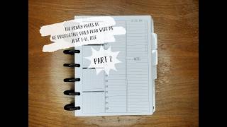 B6 Be Productive Daily Plan with Me || June 8-13, 2026 Part 2