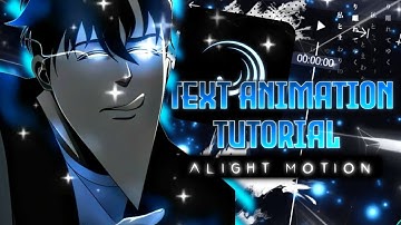 How To Make Text Animation Like Gojo In Alight Motion 📱 Very Easy