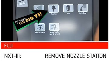 How to remove nozzle station from changer | Fuji pick and place machine tutorial | Learn NXT Mounter