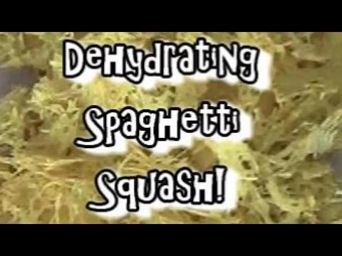 Dehydrating Spaghetti Squash