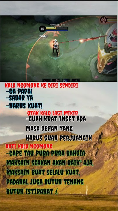 story wa ml 30 detik nih ngab💖 tentang isi hati seseorang😥