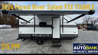 SOLD - 2024 Forest River Salem FSX 174BHLE - Autobank RV Sales & Service