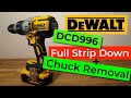🔧 Full Strip Down | Dewalt DCD 996 + Chuck Removal, easy repair and maintenance of your Dewalt Drill