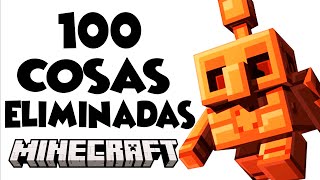 100 Cosas ELIMINADAS de Minecraft por MOJANG