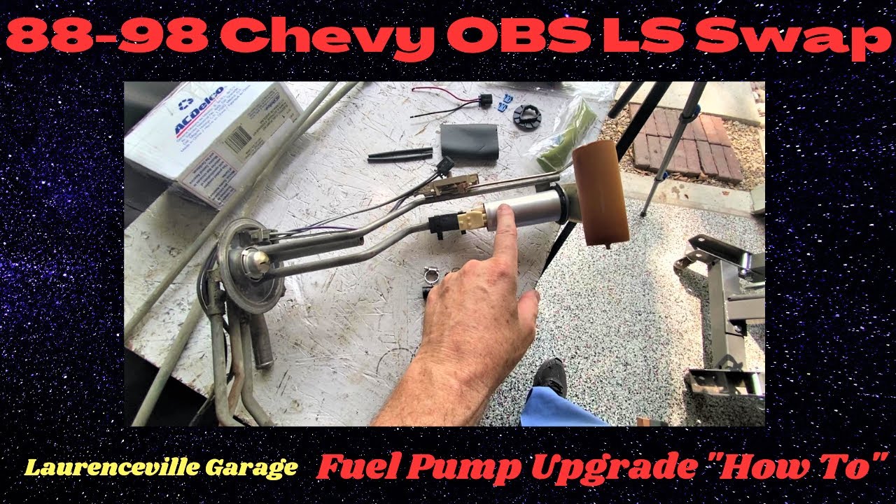 1988-1998 Chevy OBS Truck LS Swap Fuel Pump Install 