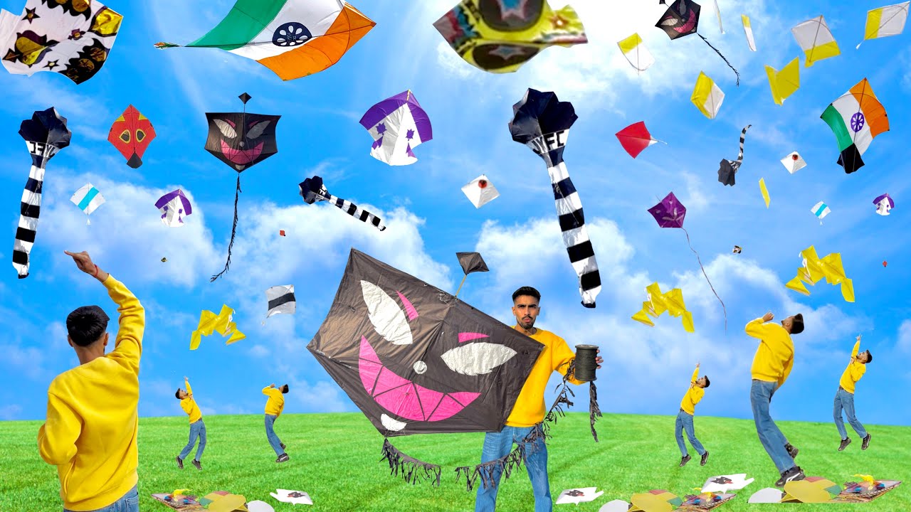 My last kite vlog of 2025 | kite flying | lohri 2026 stash | patang ki video | yogesh 01