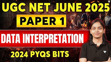 Data Interpretation PYQs for UGC NET Paper 1 2024 🔥 | DI | PYQs Analysis | By Kanupriya Ma