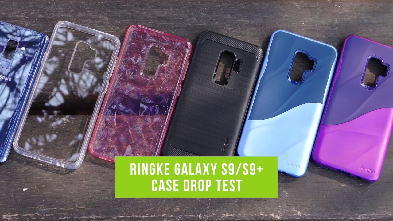 Galaxy S9 & S9 Plus DROP Test! Ringke Case Best Collection YouTube