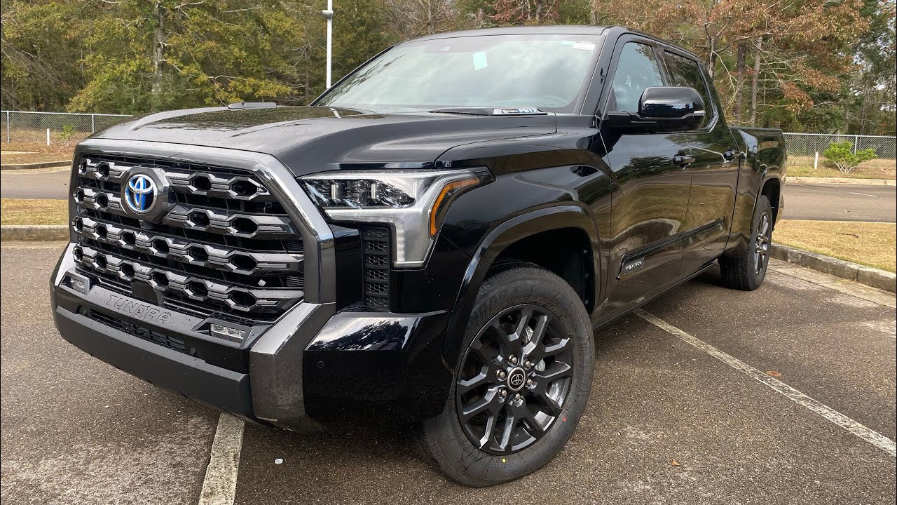 Cool Toyota Tundra Black 2023 Gallery