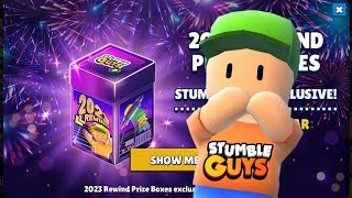 NEW *REWIND BOXES* WHEELS & TOURNAMENT Stumble Guys