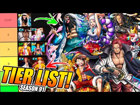 I Created An UPDATED Tier List Season 105 Of The Strongest One Piece Bounty  Rush Characters! 