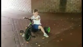 My Mad gear 360 drift trike bike skidding watch till the end