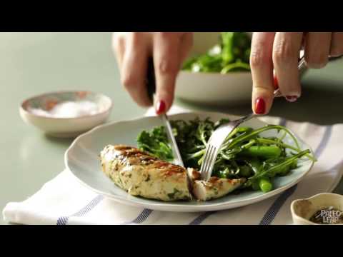 Paleo Lemon & Herb Grilled Chicken with Spring Vegetable Salad