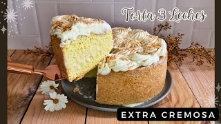 La Mejor Torta 3 Leches/ Mega Cremosa - Mas Jugosa 🤤😍 Te va a enamorar!