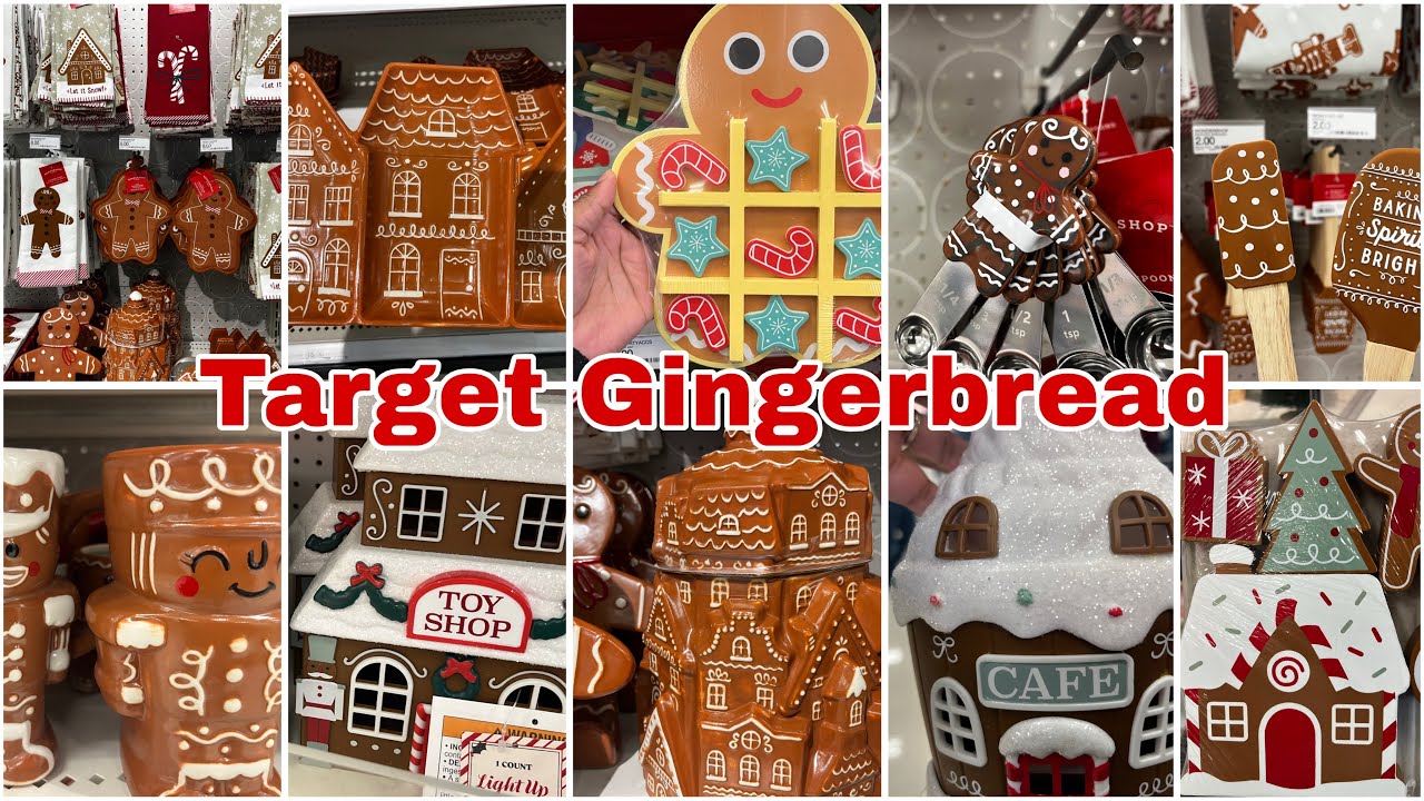 New Gingerbread Decor | Target Christmas | Store Walkthrough - YouTube