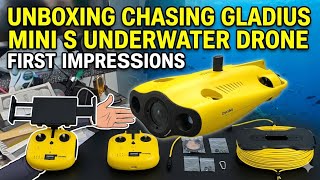 Unboxing Chasing Gladius Mini S Underwater drone | first impressions