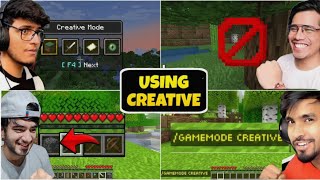 Indian gamers' creative mode moments | Minecraft creative mode moments | #video #viral #minecraft |