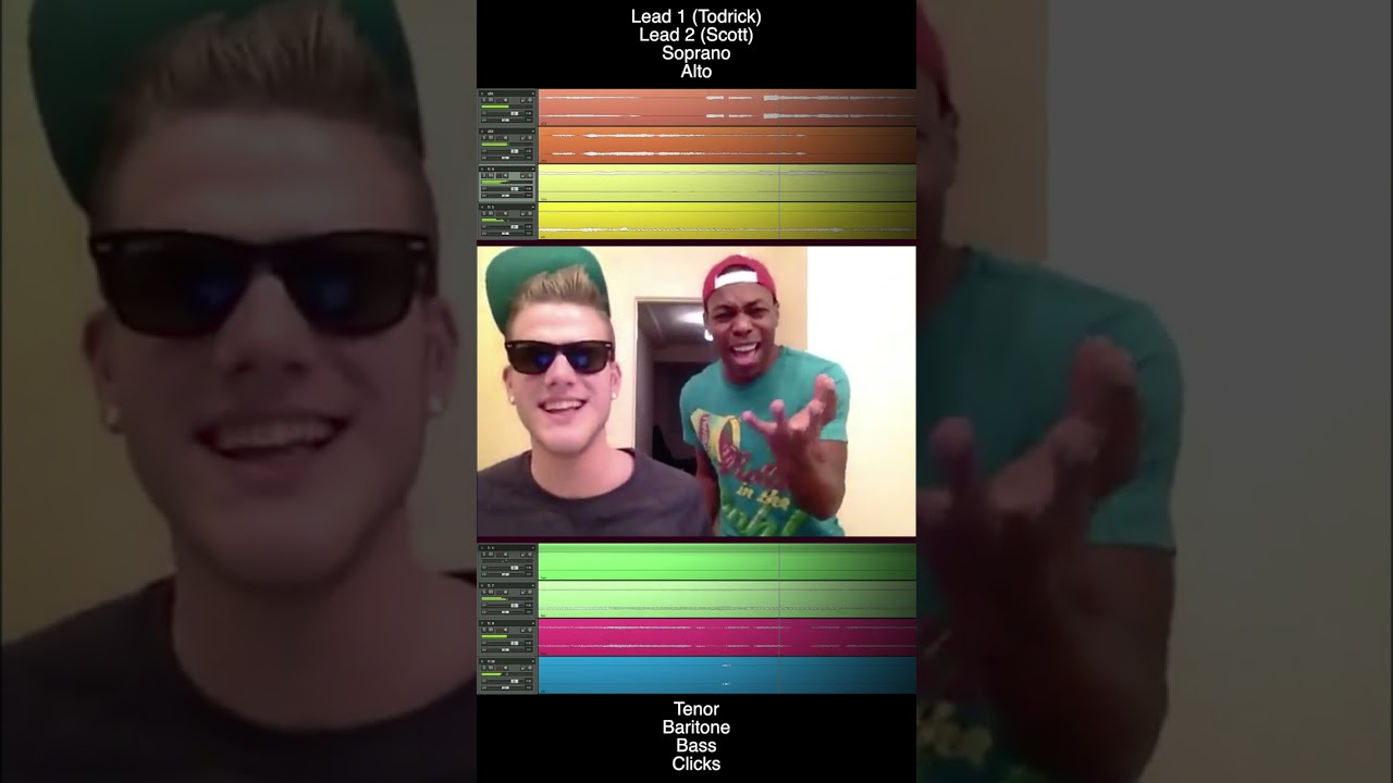 Logan Mac's Chicken Song, as covered by Todrick Hall & Scott Hoying, arranged into 6 part harmony!