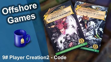 9. How to build a Fighting Fantasy style game in AGS: PlayerCreation2 - Coding
