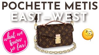 Unboxing! Louis Vuitton Pochette Metis East West:Weight, Size, Mod  Shot.Pochette Felicie Comparison 