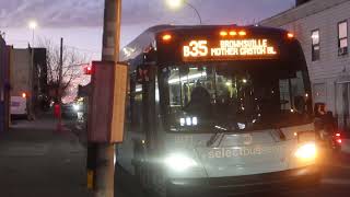 [RARE] MTA NYCT: 2019 NFI XD60 #6171 on the B35 to Brownsville departing 39 St/8 Av