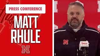Information Nebraska football head coach Matt Rhule speaks to media after spring practice #5 I Nebraska Huskers Update