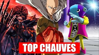 10 CHAUVES SURPUISSANTS dans les MANGAS