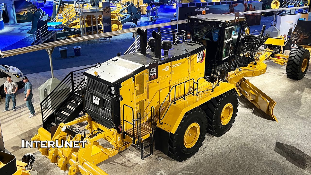 Caterpillar 24 Motor Grader - CAT Largest Grader
