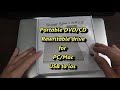 Portable external DVD/ CD drive for PC/ Mac - Plug & Play #externalDVDCDdrive