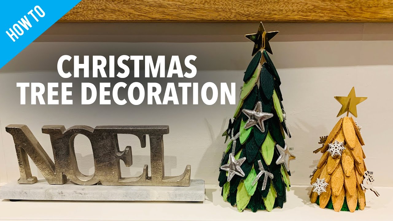 How to make a Christmas tree decoration - YouTube