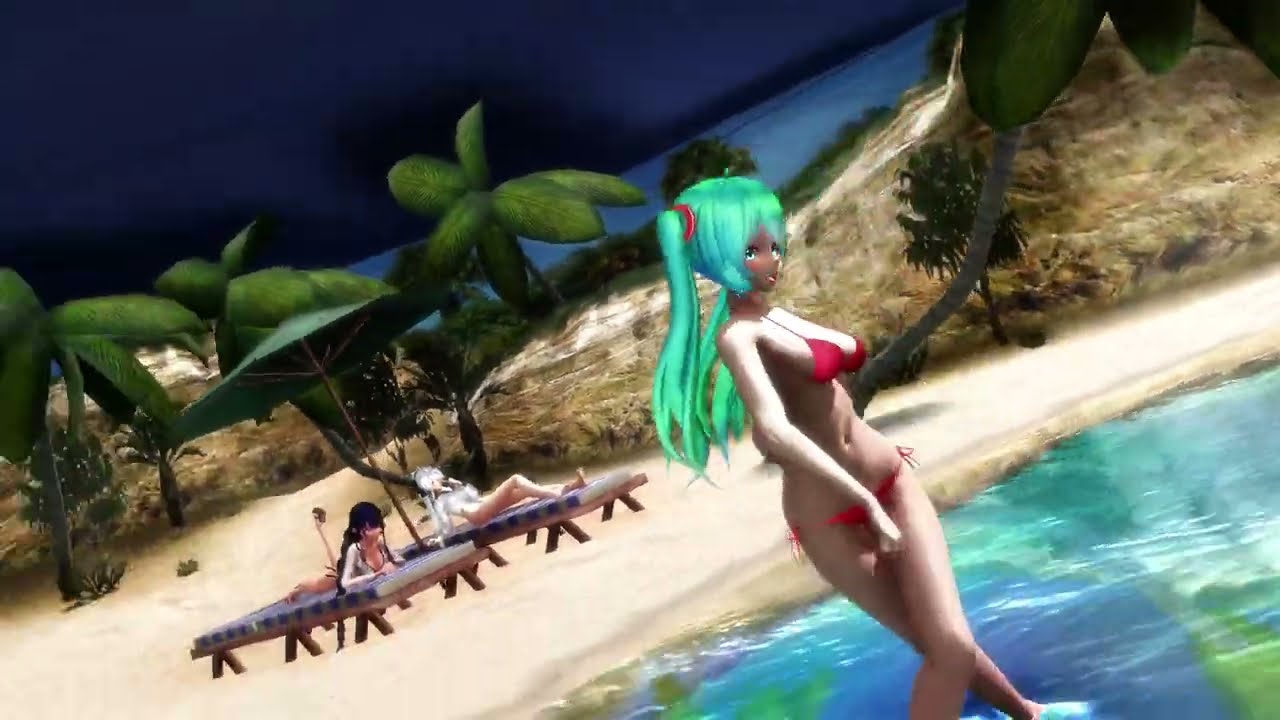 MMD TDA Miku Bikini (  LUVORATORRRRRY! )