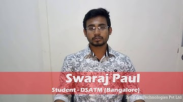 Python Training in Bangalore - Swaraj - Zenrays Review
