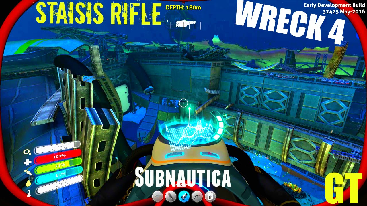 STASIS RIFLE and Picture Frames Wreck 4 Subnautica Gameplay YouTube