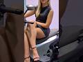 Stunning Model Girl on the Latest Motorcycle at the Show 🔥 | Bike Show Beauty