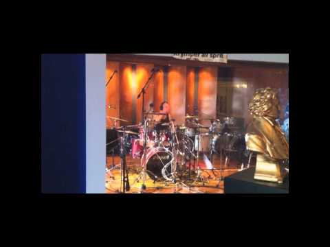 The recording of