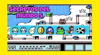 Super Mario Bros 3 | Mundo 5 - Completo Secretos y Trucos | World 5 - Secrets 🎮 Andy Lo Plays🎮