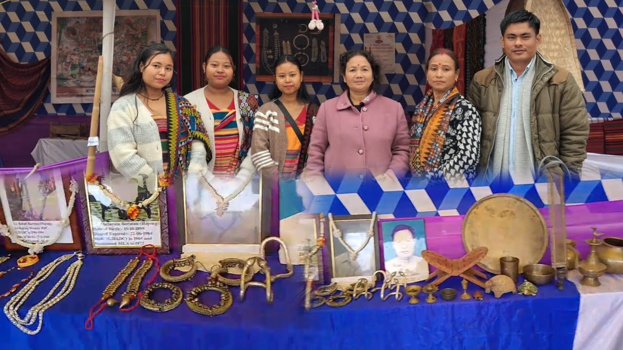 2nd din la Hajong traditional dress ornaments #vlog #hajongmeeting #hajong #traditional #viralvideo 