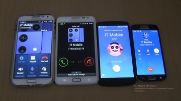 Incoming call&Outgoing call at the Same Time Samsung  Note 2+Note 1+S4 mini +Nexus 5