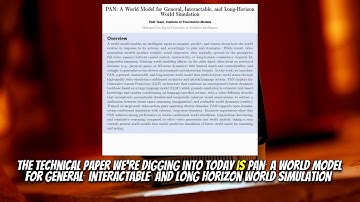 PAN: A World Model for General, Interactable, and Long-Horizon World Simulation (Nov 2025)