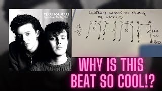 Understanding how the drum groove works in &#39;Everybody Wants To Rule The World&#39;