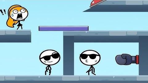 Thief Puzzle-Funny Stickman Story Puzzle Game-All Levels-Gameplay Walkthrough Good